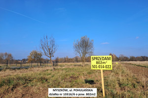 Działka na sprzedaż 802m2 myszkowski Myszków Pohulańska - zdjęcie 1