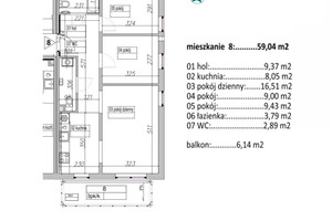 Mieszkanie na sprzedaż 59m2 Warszawa Białołęka Sprawna - zdjęcie 2