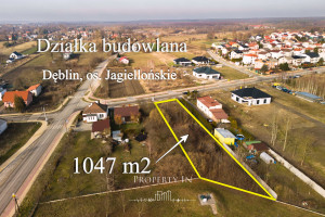 Działka na sprzedaż 1047m2 rycki Dęblin Kazimierza Jagiellończyka - zdjęcie 1