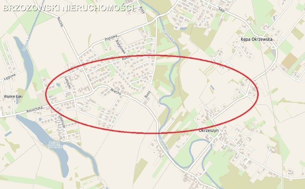 Wolanó, Powsin, 3000 m2, MPZP, rezydencjonalna