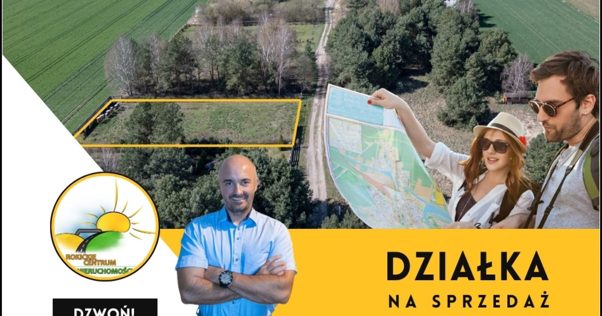 Ogrodzona działka rolna w Bednarach – inwestycja w ciszę i przestrzeń