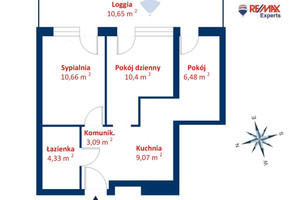 Mieszkanie na sprzedaż 45m2 Poznań Ogrody Zofii Nałkowskiej - zdjęcie 2