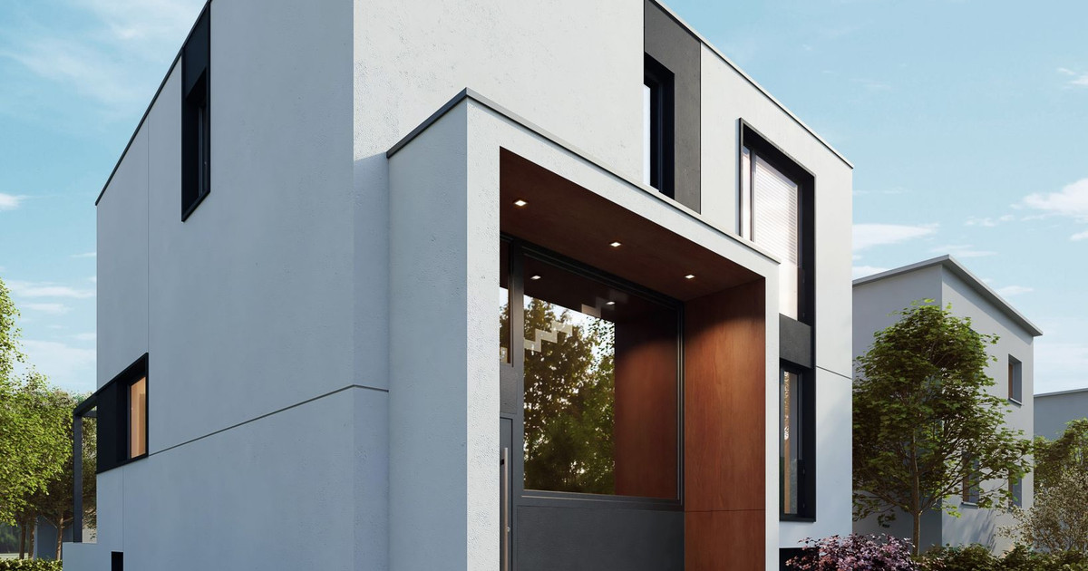 Dom wolnostojący na małej ulice z dala od gwaru, na Wielkiej Wyspie