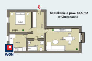 Mieszkanie na sprzedaż 49m2 chrzanowski Chrzanów - zdjęcie 3