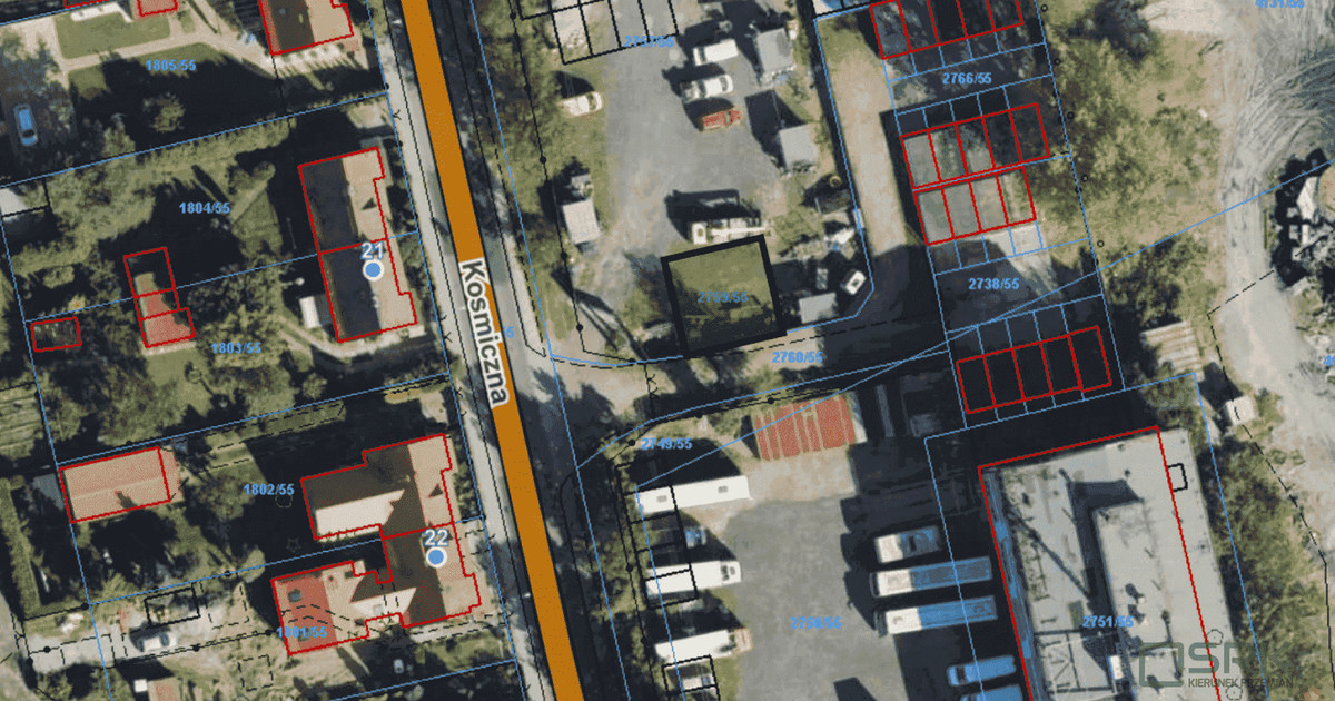 Katowice, ul. Kosmiczna, działka nr 2759/55 pow. 99 m²