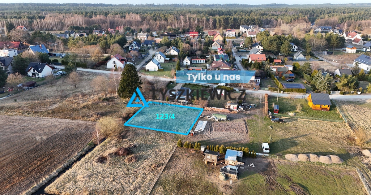 Działka mieszkaniowo usługowa Junoszyno