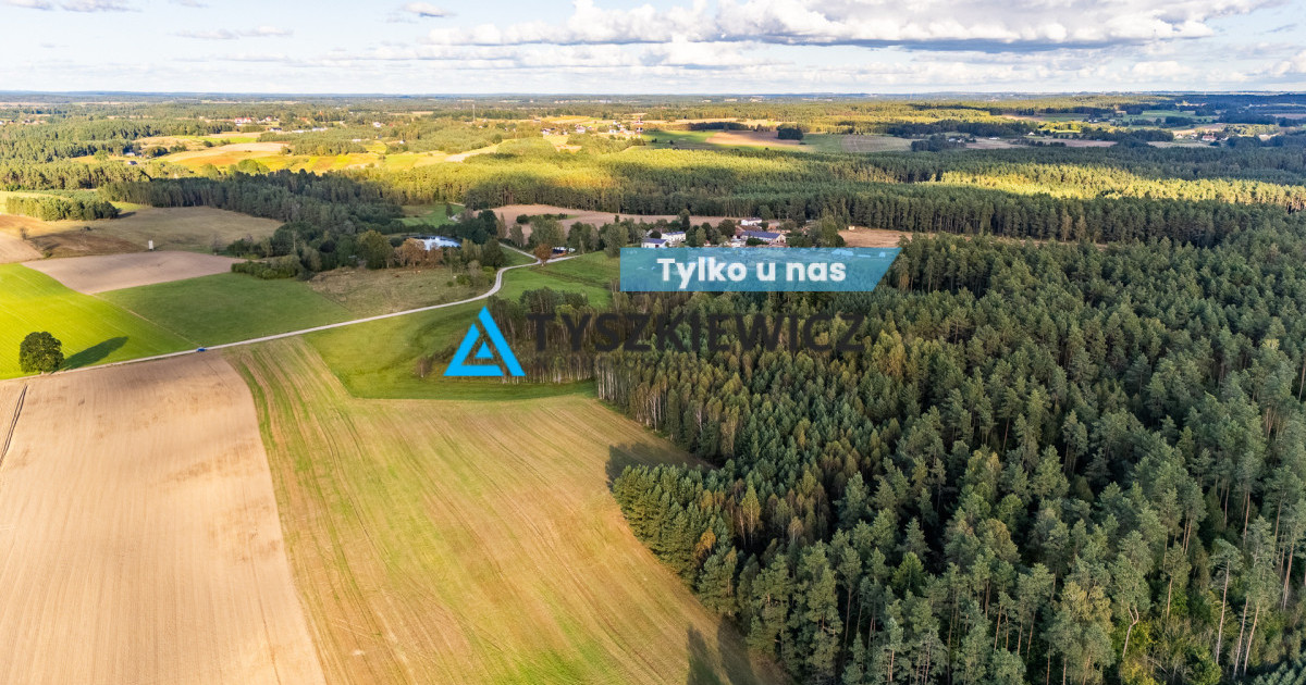 Wyjątkowa działka siedliskowa z własnym lasem