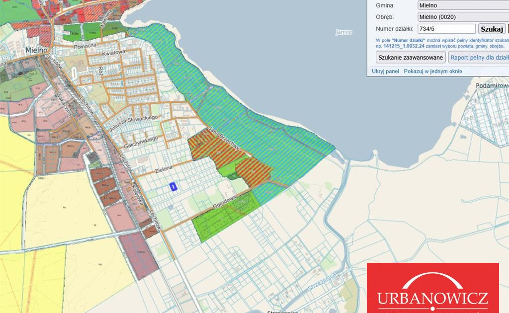 Działka z wydanymi warunkami zabudowy w Mielnie