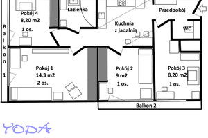 Mieszkanie do wynajęcia 62m2 Katowice Śródmieście al. Wojciecha Korfantego - zdjęcie 2