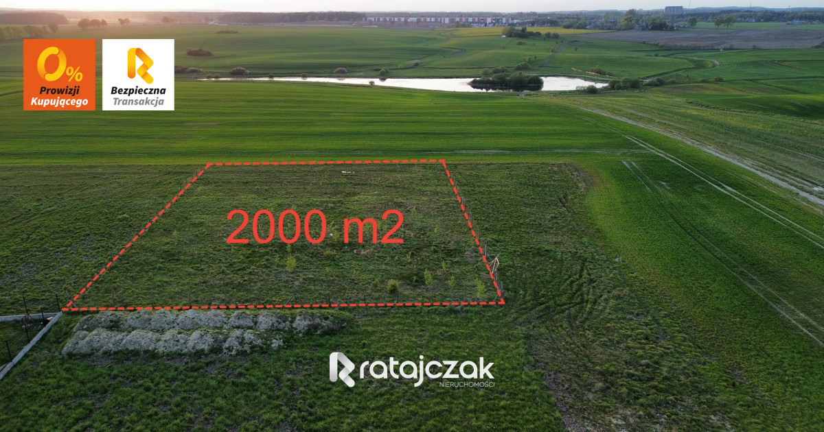 Atrakcyjna działka 2000 m2 | Gdańsk-Klukowo