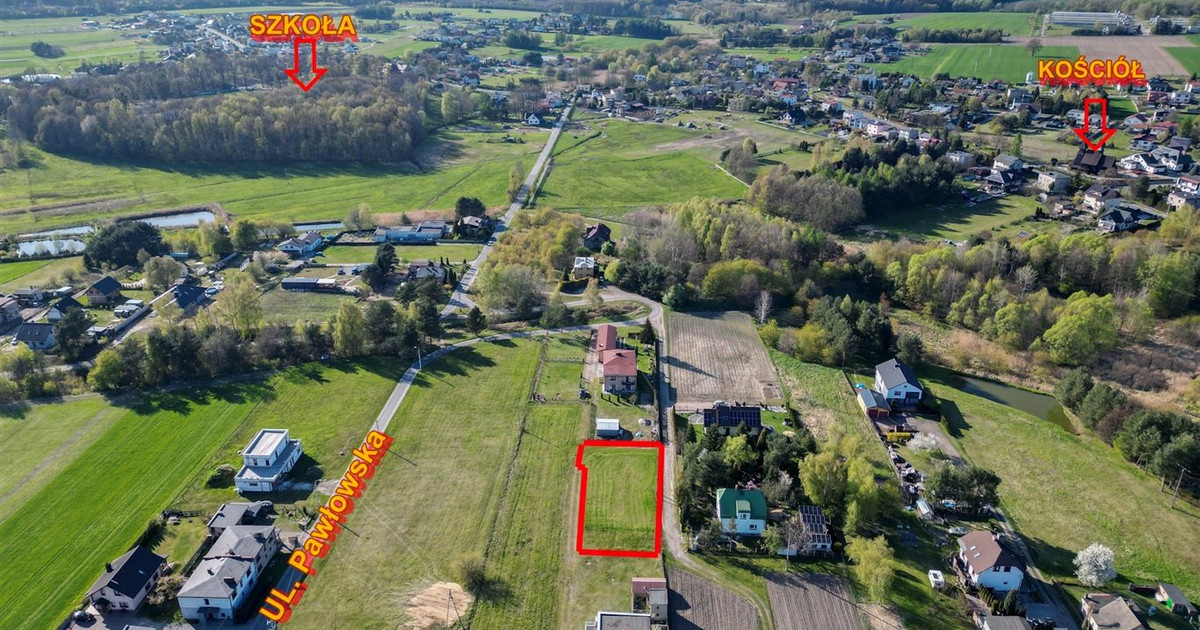 Działka budowlana Palowice | media |lasy