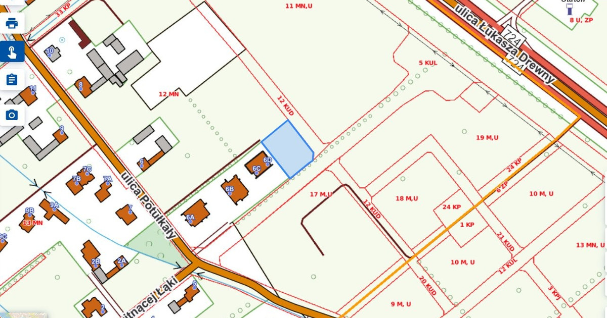 Działka budowlana Warszawa Wilanów Powsin 1279 m2