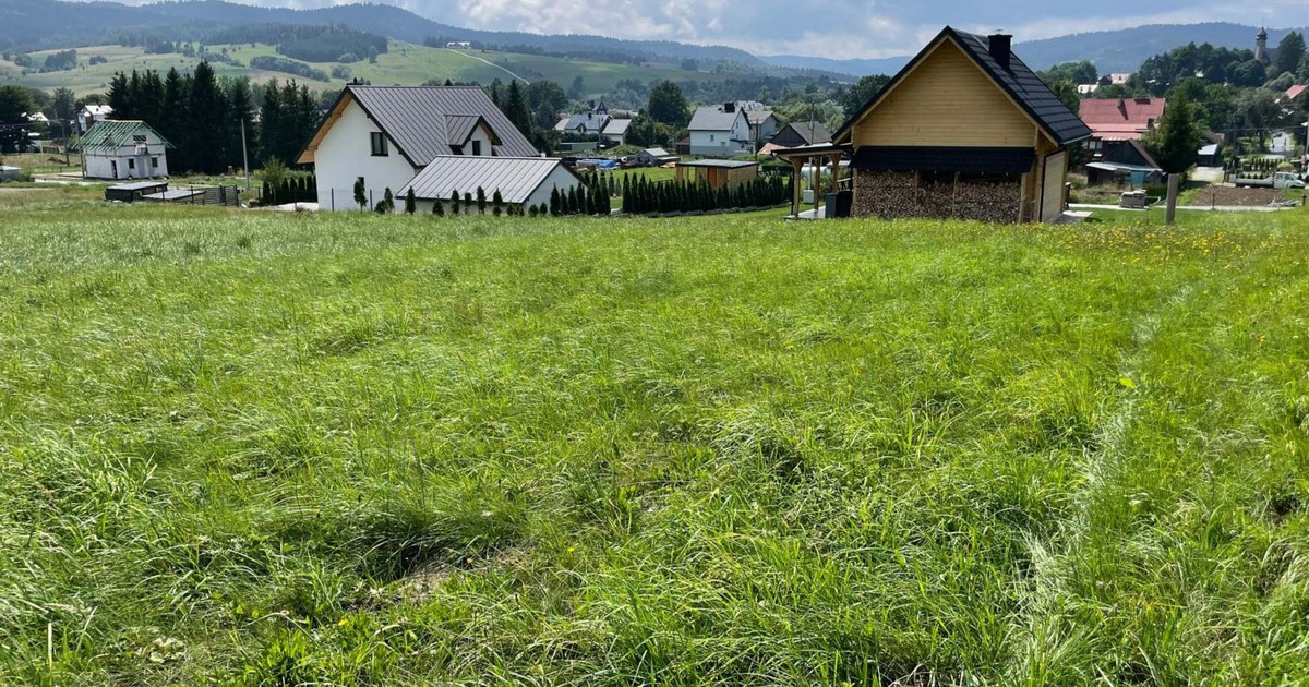 Atrakcyjna działka BUDOWLANA - Tylicz, gm. Krynica Zdrój, 935 m2,