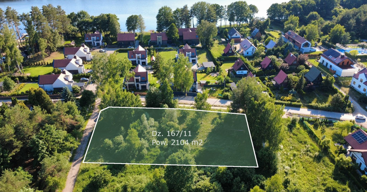 Tomaszkowo/Naterki działka budowlana, ul. Drozda, blisko jeziora i pola golfoweg