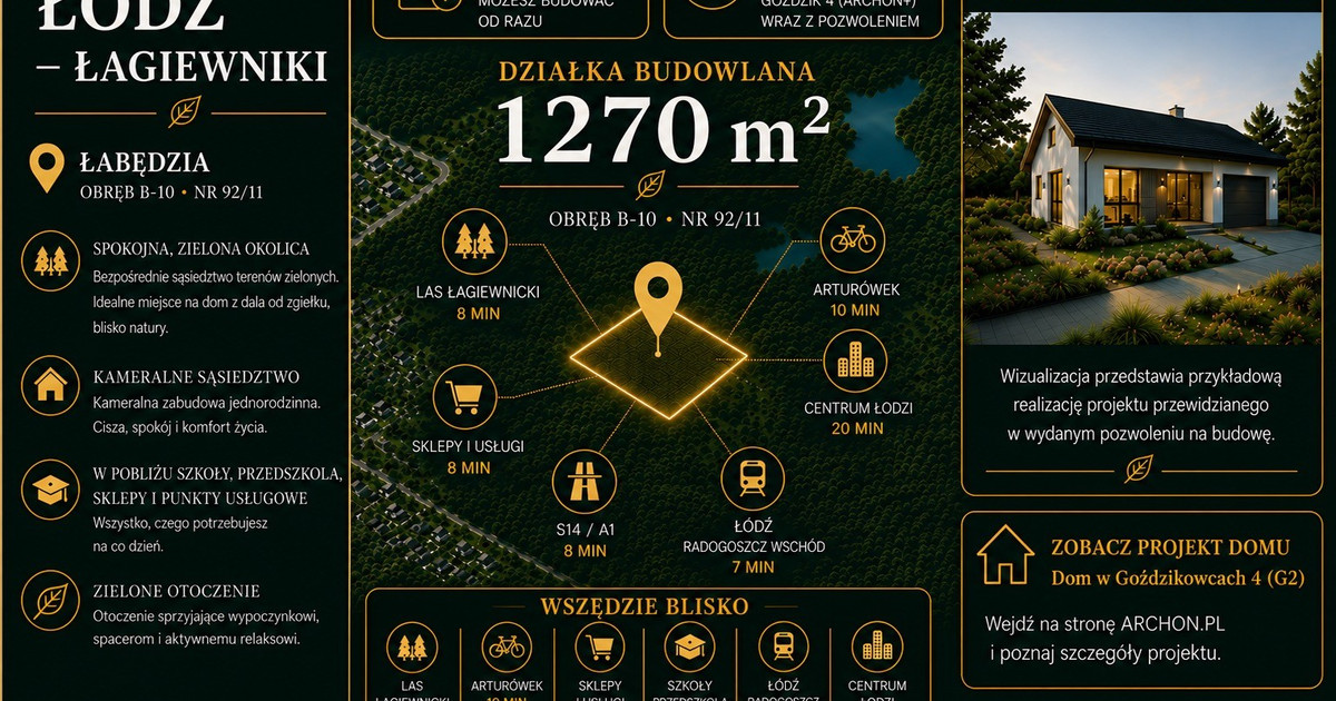 Łagiewniki to jedna z najbardziej zielonych i kameralnych części Łodzi, ceniona