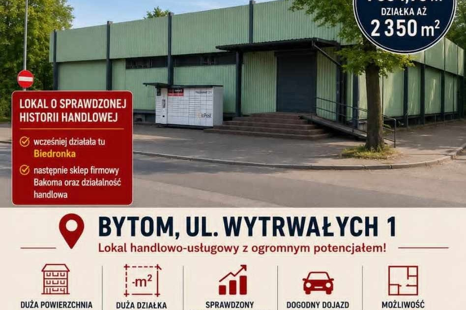 ATRAKCYJNY LOKAL W BYTOMIU