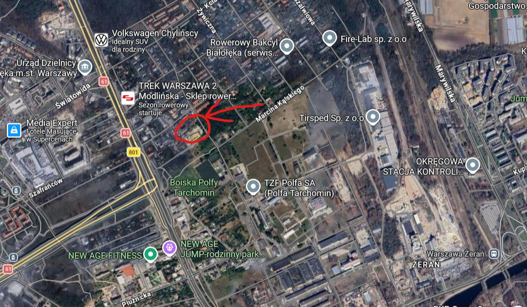 Działka inwestycyjna 2800m pod zabudowę szeregową Białołeka Warszawa