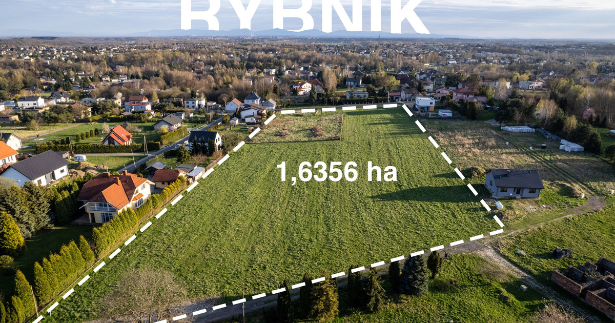 Działka inwestycyjna pod zabudowę mieszkalną - Rybnik Niewiadom