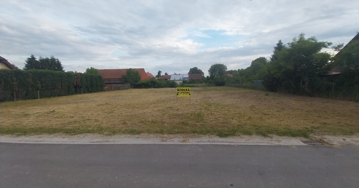 Działka w Lutyni