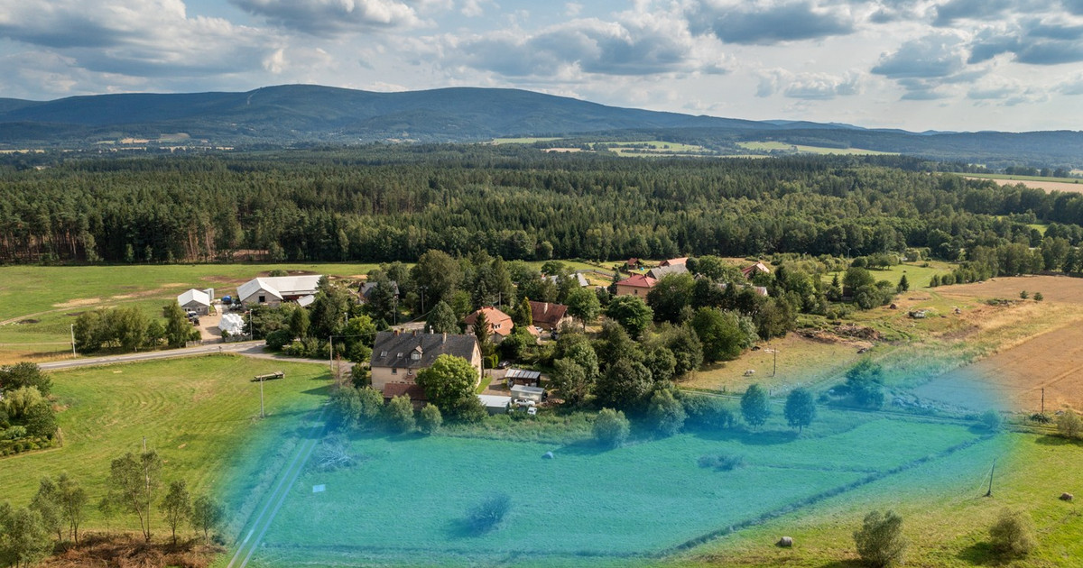 Góry Izerskie. Działka budowlano-usługowa Świecie, k. Świeradów Zdrój