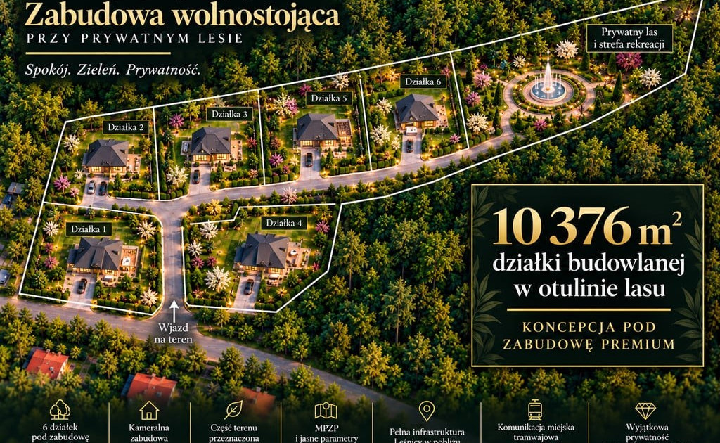 Działka na sprzedaż - Widok 2