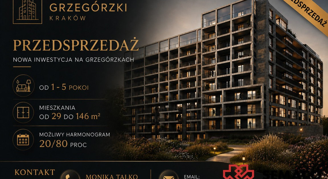 Mieszkanie – Kraków, Grzegórzki - Widok 2