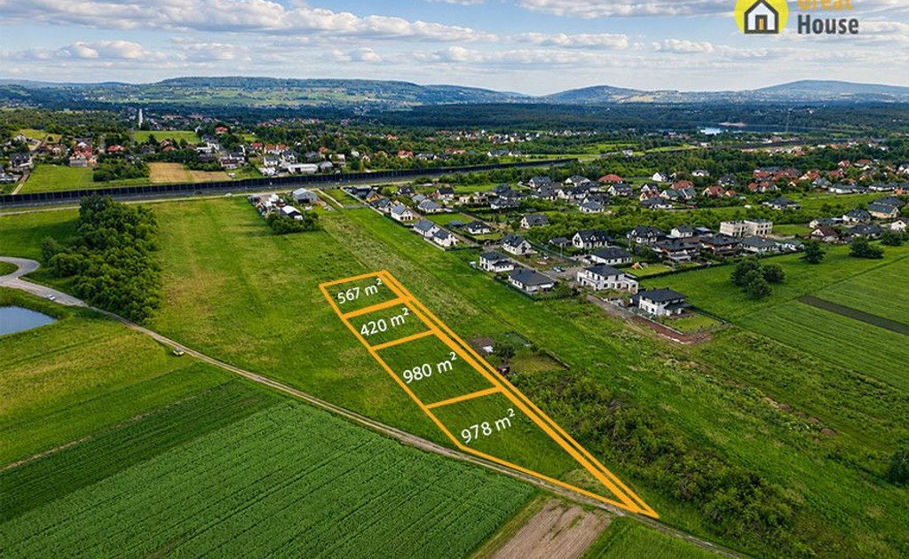 Działka na sprzedaż - Widok 2