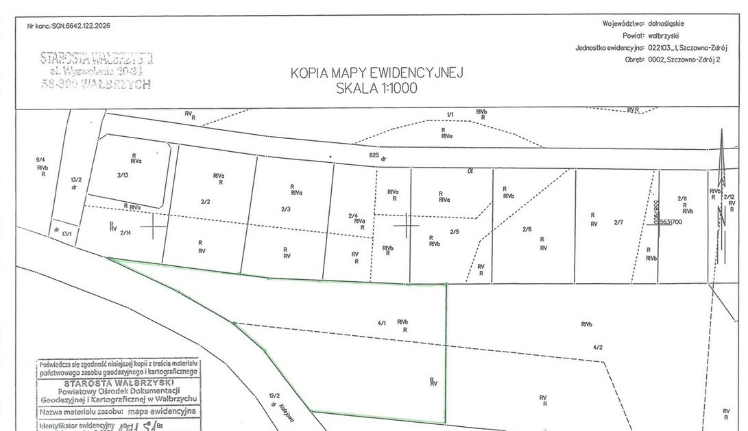 Działka na sprzedaż - Widok 2