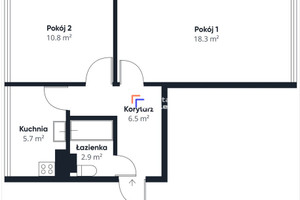 NOWA CENA / 2 Pokoje / 44,83 m2 / Wysoki Parter / W okolicy 2 Parki