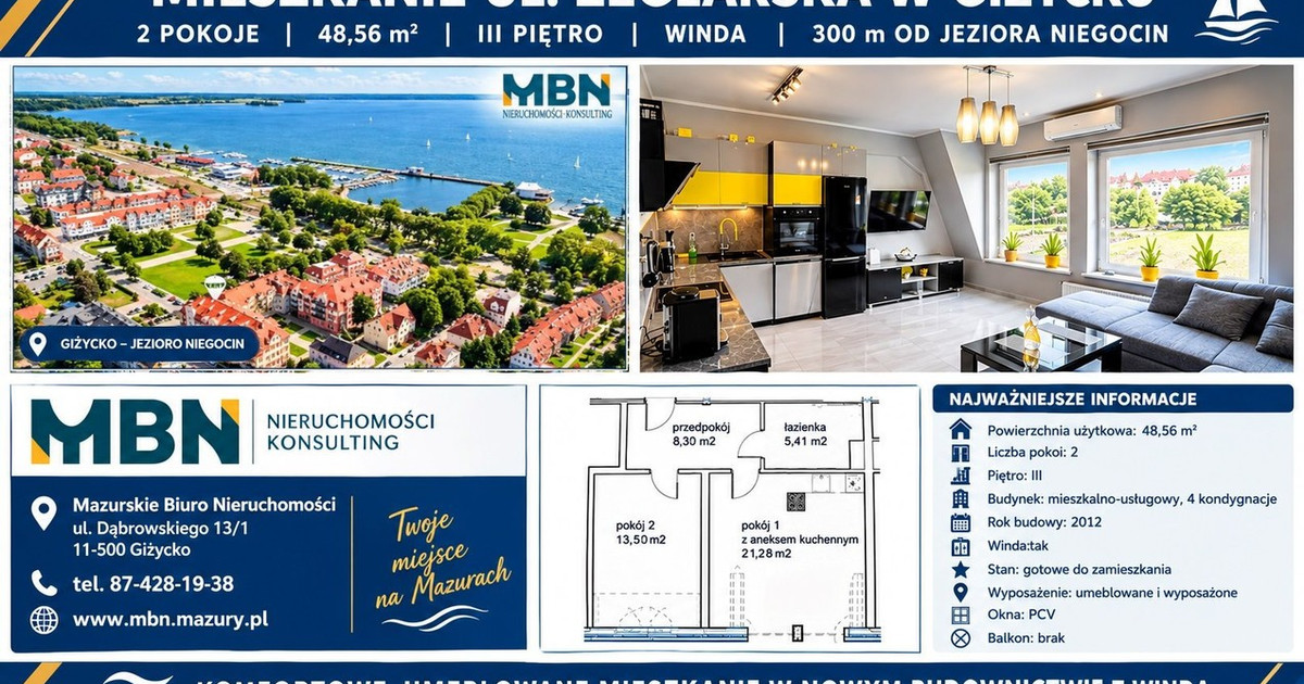 Mieszkanie – Giżycko - Widok 2