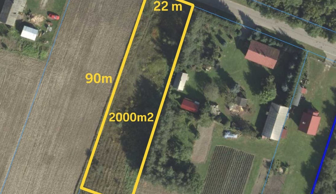 Działka na sprzedaż - Widok 2