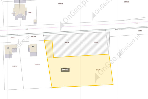 Grund, 2936 m²