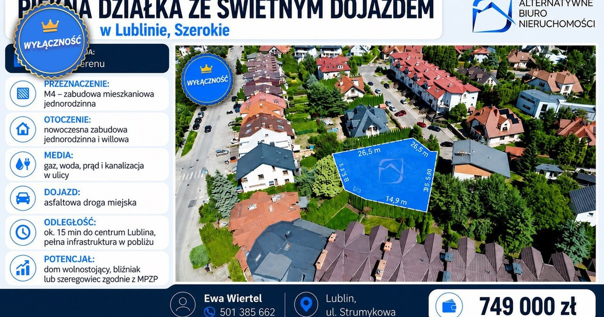 Działka na sprzedaż - Widok 2