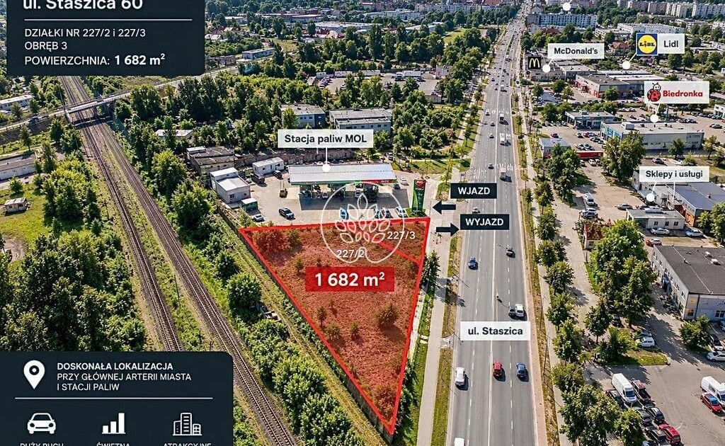 Działka na sprzedaż - Widok 2