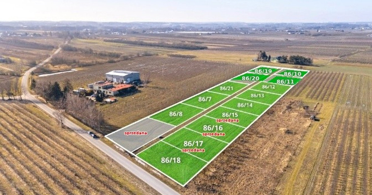 Działka na sprzedaż - Widok 2