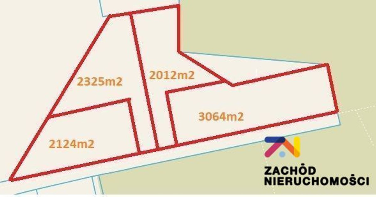 Działka na sprzedaż - Widok 2