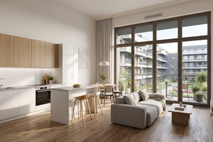 4-pokojowy apartament z loggią na Woli
