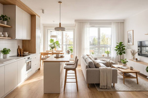 3 pokoje z balkonem na Bielanach | 59,76 m²