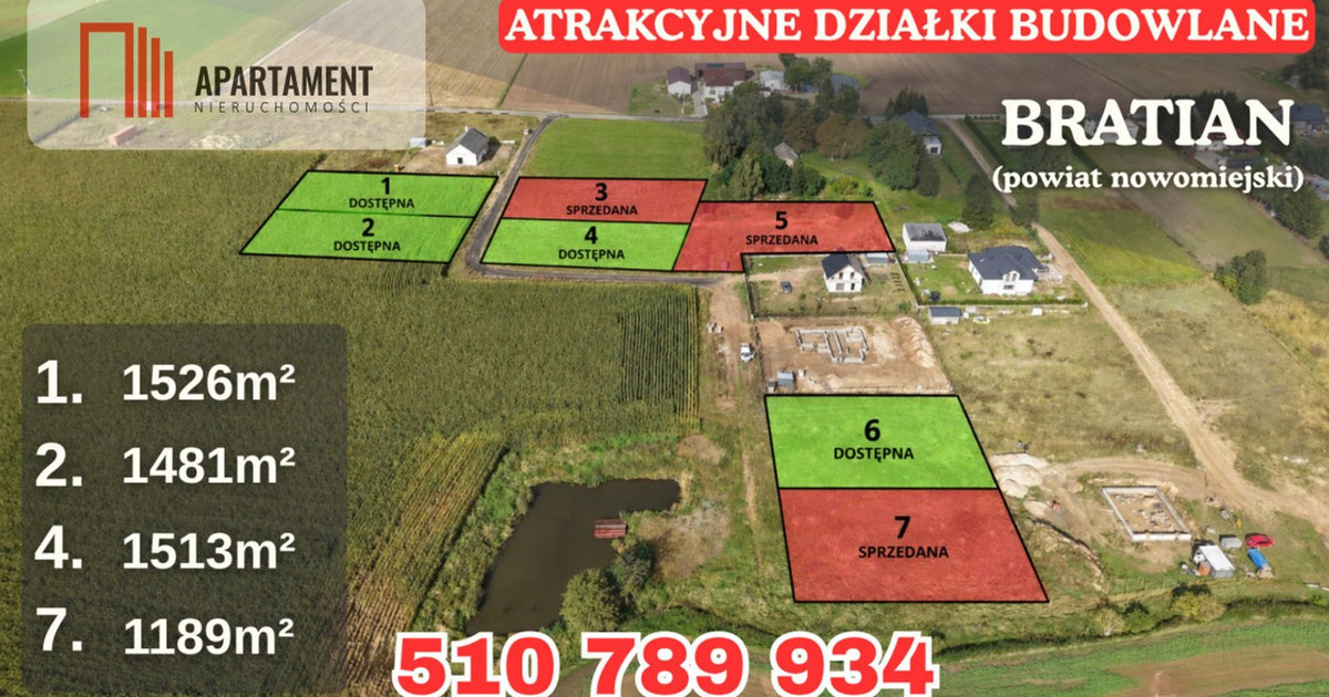 Działka na sprzedaż - Widok 2