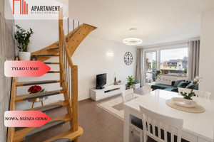 Mieszkanie dwupoziomowe 4-pokoje, balkon i garaż
