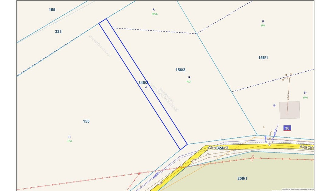 Działka na sprzedaż - Widok 2