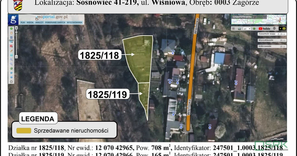 Działka na sprzedaż - Widok 2