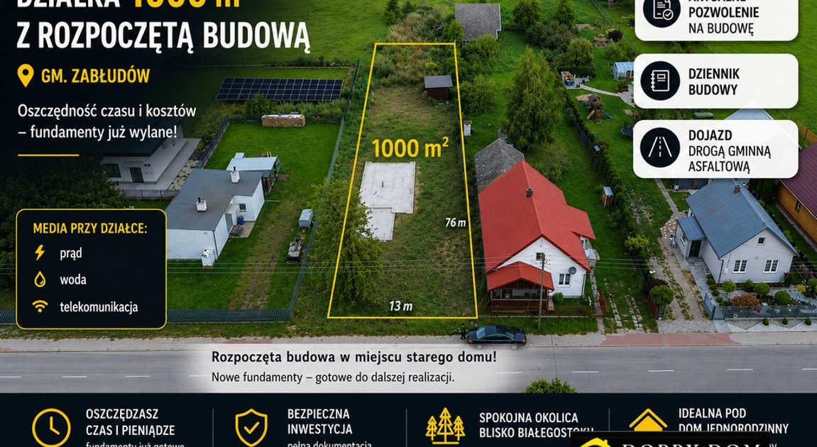 Działka na sprzedaż - Widok 2