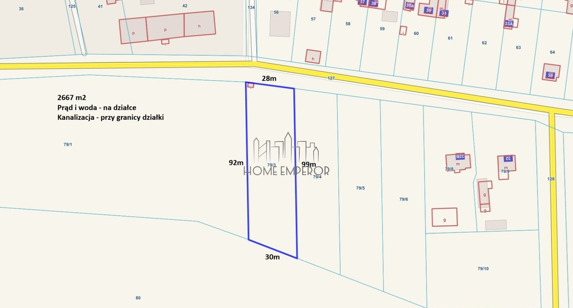 Działka na sprzedaż - Widok 2