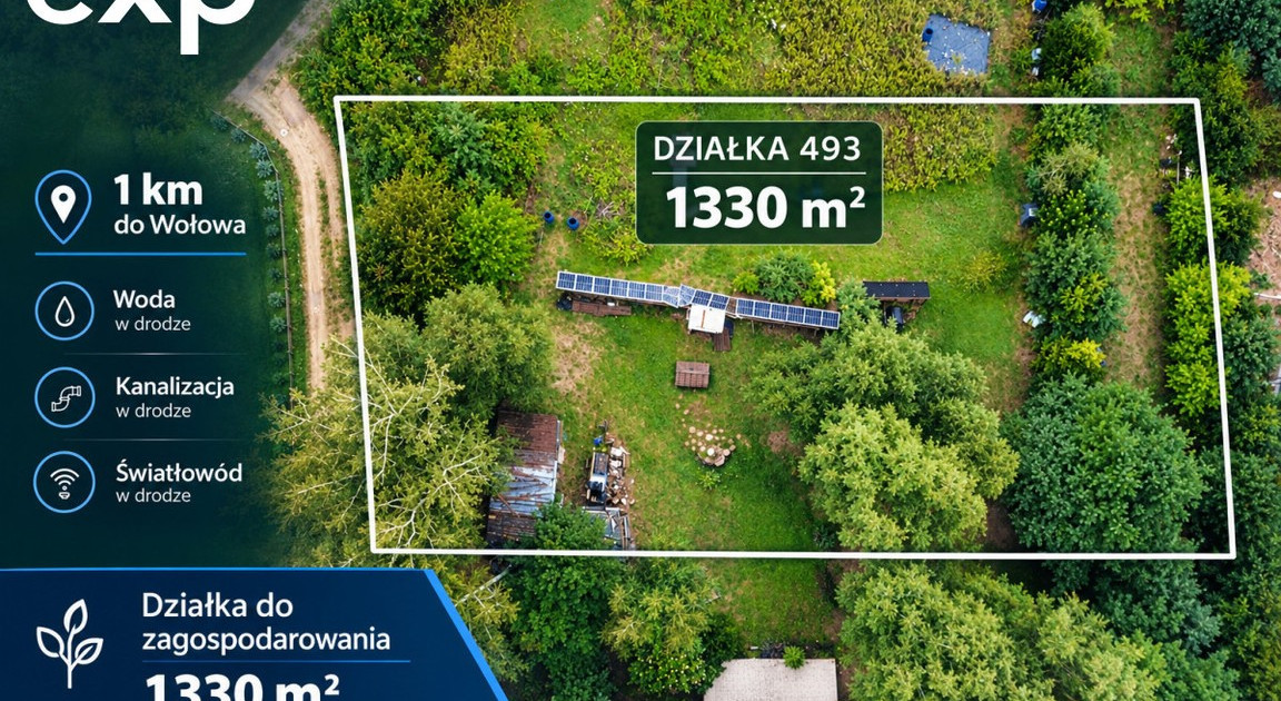 Działka na sprzedaż - Widok 2