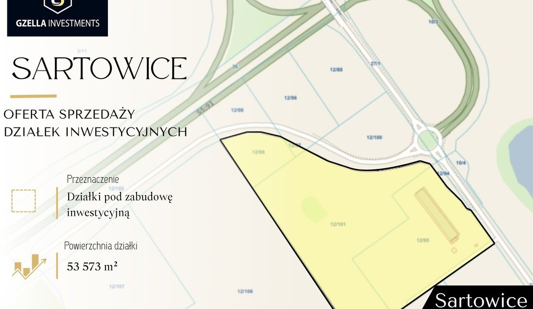Działka na sprzedaż - Widok 2