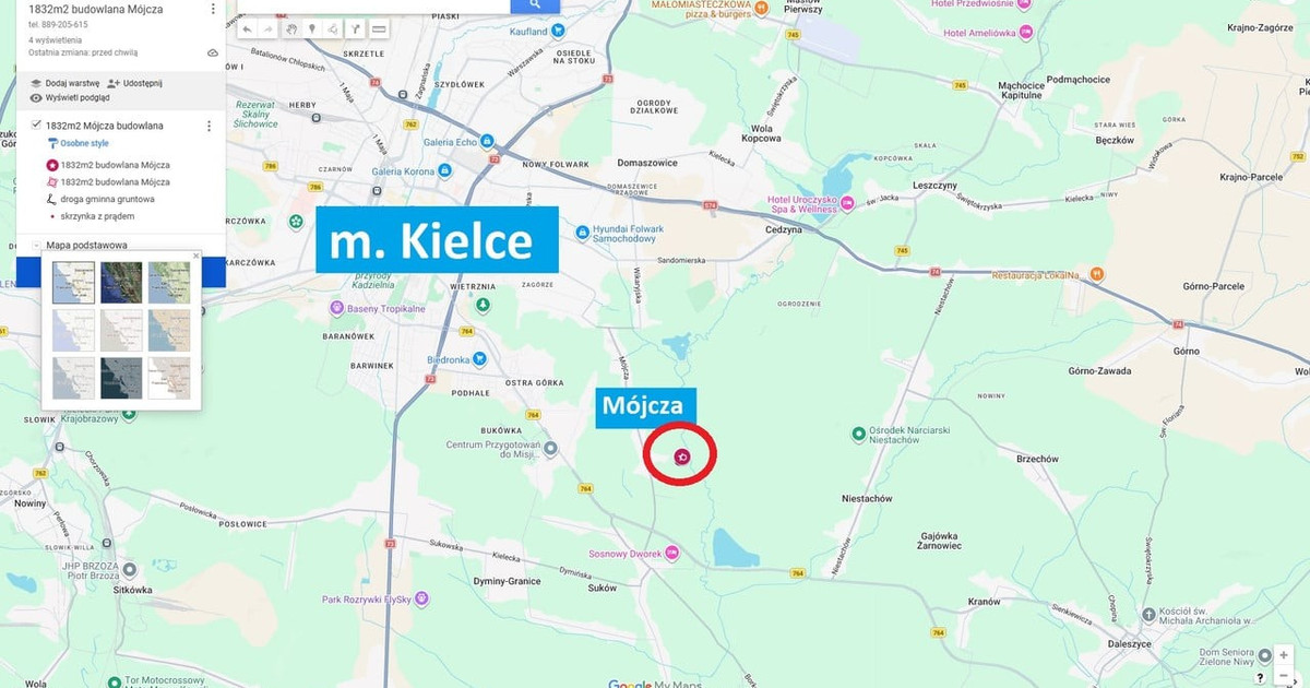 Działka na sprzedaż - Widok 2