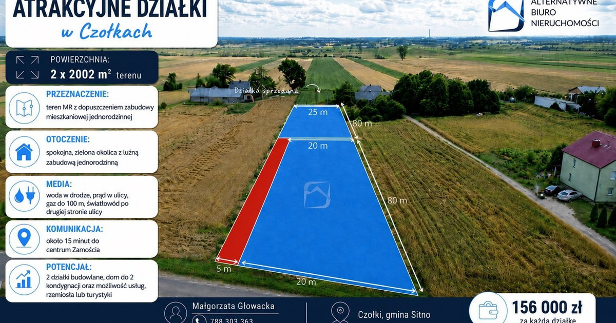 Działka na sprzedaż - Widok 2