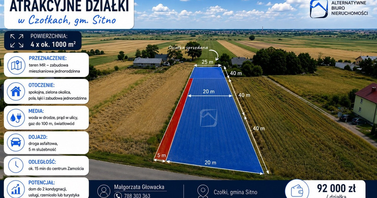 Działka na sprzedaż - Widok 2