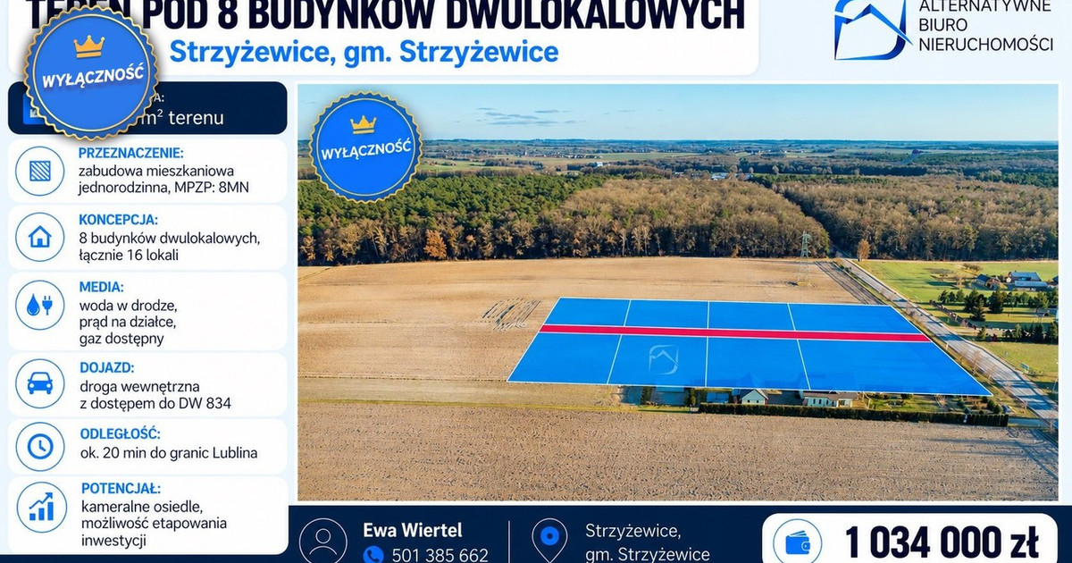 Działka na sprzedaż - Widok 2